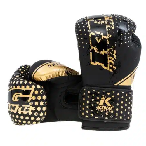 King Pro Boxing Bokshandschoenen Kids Hexagon - Goud