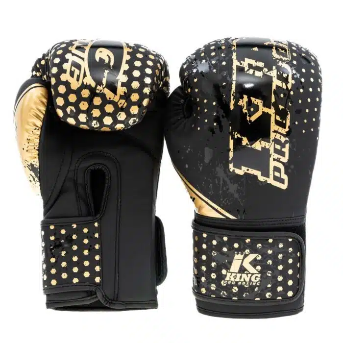 King Pro Boxing Bokshandschoenen Kids Hexagon - Goud