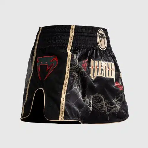 Venum Kickboksbroek Santa Muerte 5.0 Deep Black/Gold