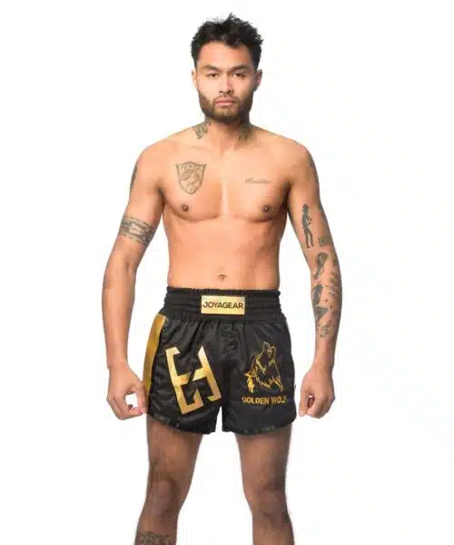 Joya gear kickboksbroek golden wolf