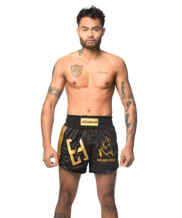 Joya gear kickboksbroek golden wolf