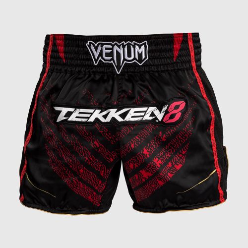 Venum X Tekken 8 Fightshort Marshall Law Black/Red