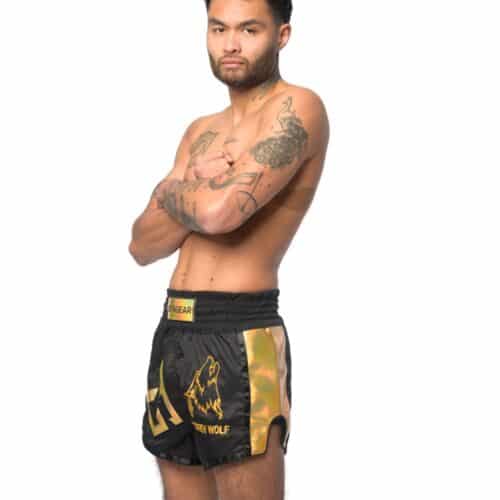 Joya gear kickboksbroek golden wolf