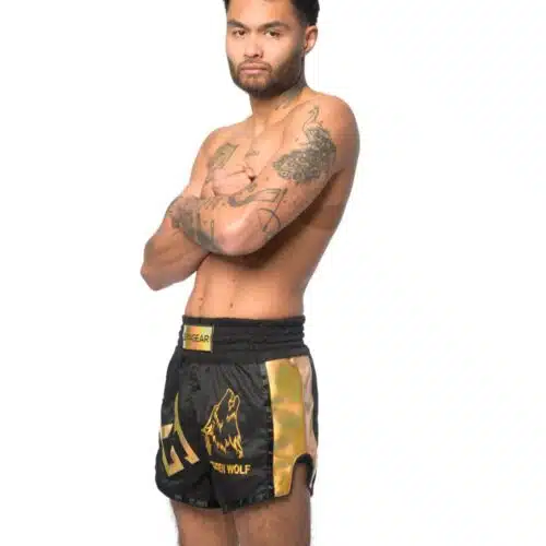 Joya gear kickboksbroek golden wolf