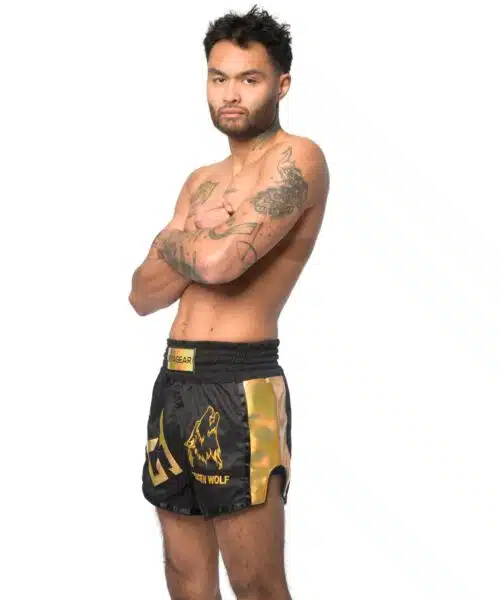 Joya gear kickboksbroek golden wolf