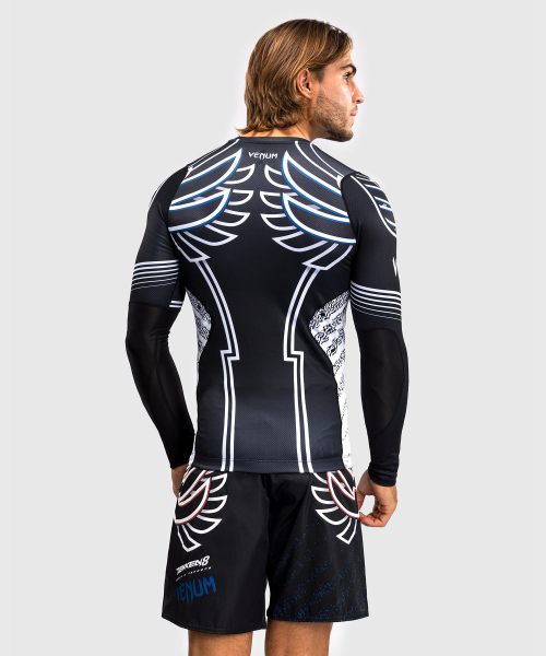 Venum X Tekken 8 Rashguard Long Sleeve Jin Kazama Black/Blue