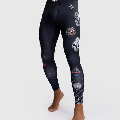 Venum X Tekken 8 Spats Paul Phoenix Black/Blue