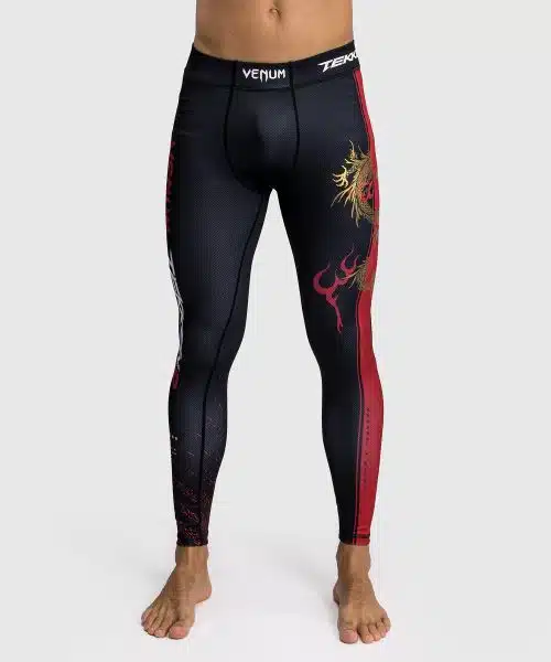 Venum X Tekken 8 Spats Marshall Law Black/Red
