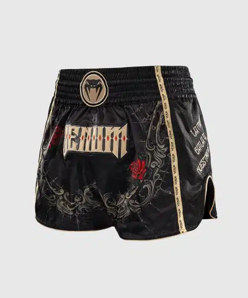 Venum Kickboksbroek Santa Muerte 5.0 Deep Black/Gold