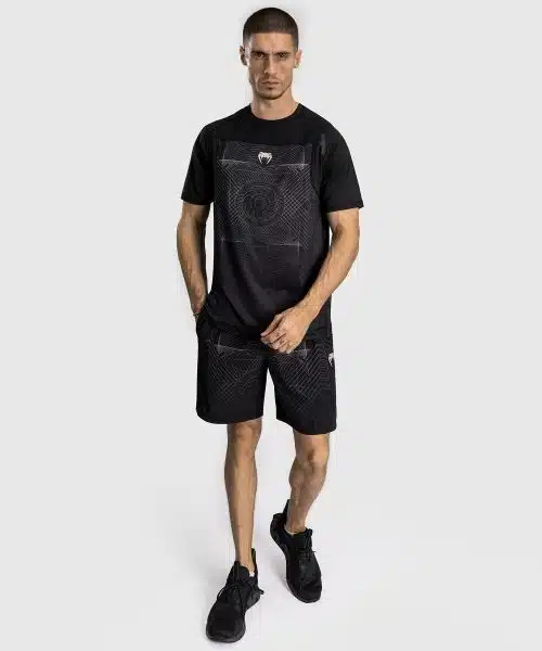 Venum G-Fit Air T-Shirt Heren Dry-Tech - Diepzwart / Woestijnzand