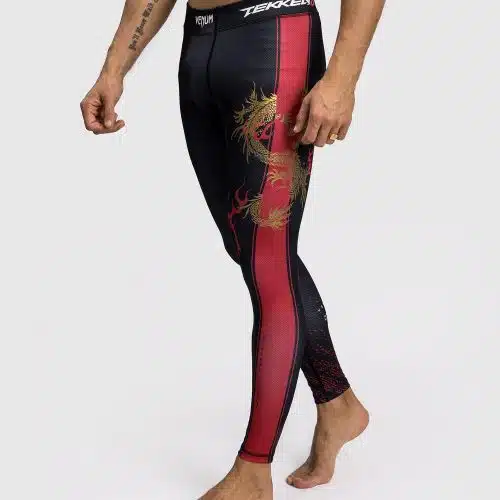 Venum X Tekken 8 Spats Marshall Law Black/Red