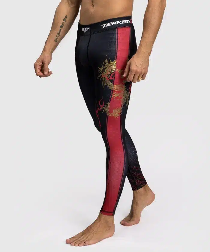 Venum X Tekken 8 Spats Marshall Law Black/Red