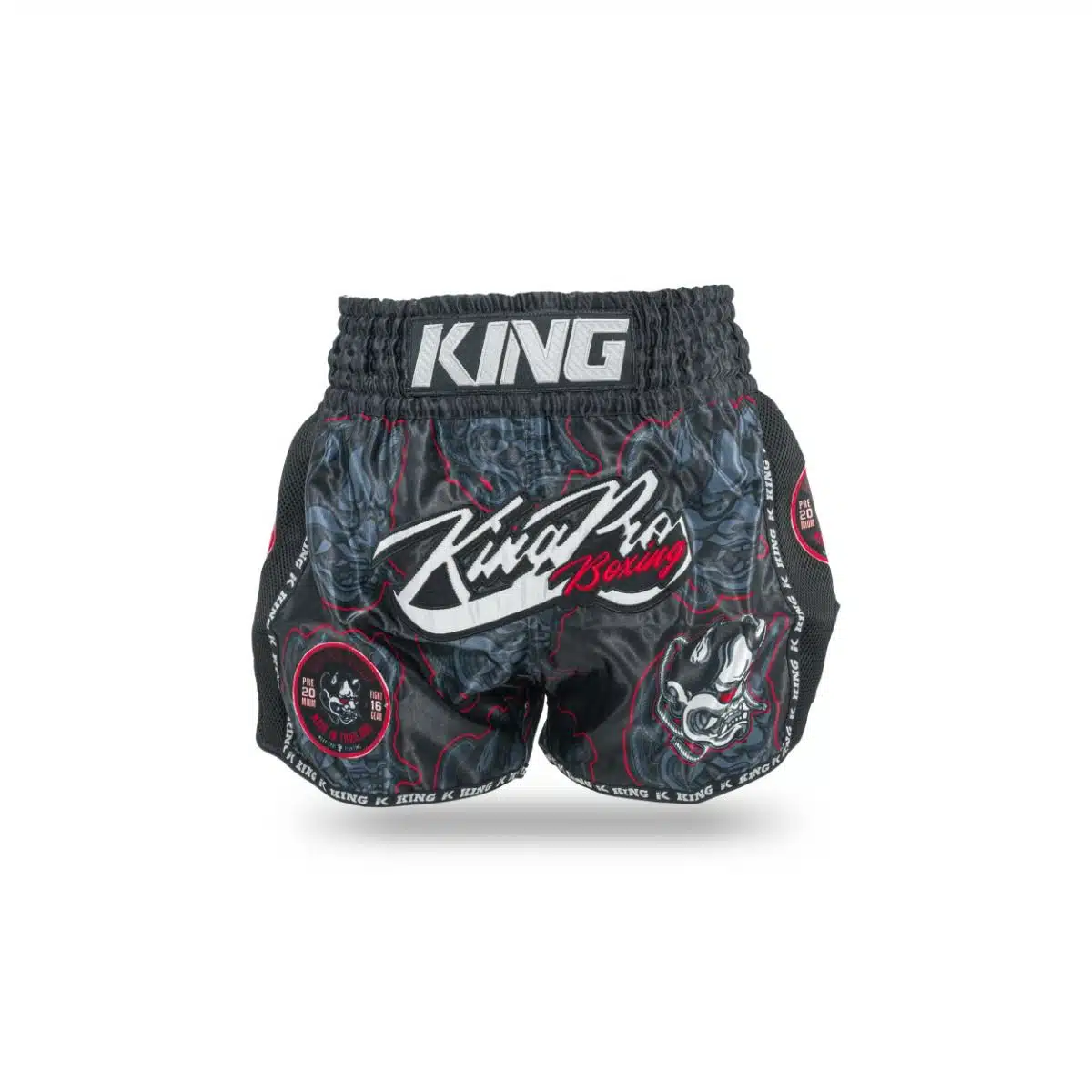 King Pro Boxing Kickboksbroek Demon 1 Black/Red