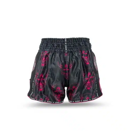 King Pro Boxing Kickboksbroek Devil 3 Black/Pink