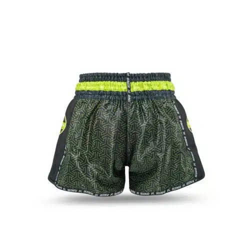 King Pro boxing Kickboksbroek Origin 3 Black/Neon Green