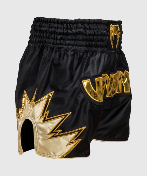 Venum Muay Thai Kickboksbroek Inferno Black/gold