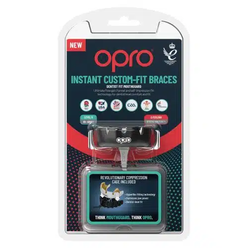 Opro Gebitsbeschermer Instant Custom Beugel Zwart/Wit
