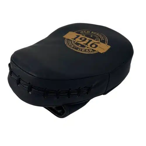 1916 Fight Gear Coaching Mitts PU Pads Metal Black/Gold