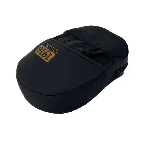 1916 Fight Gear Coaching Mitts PU Pads Metal Black/Gold