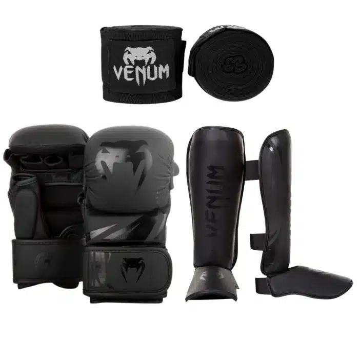 Venum MMA Trainingshandschoen Set Challenger 3.0 Black