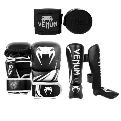 Venum MMA Trainingshandschoen Set Challenger 3.0 BlackWhite