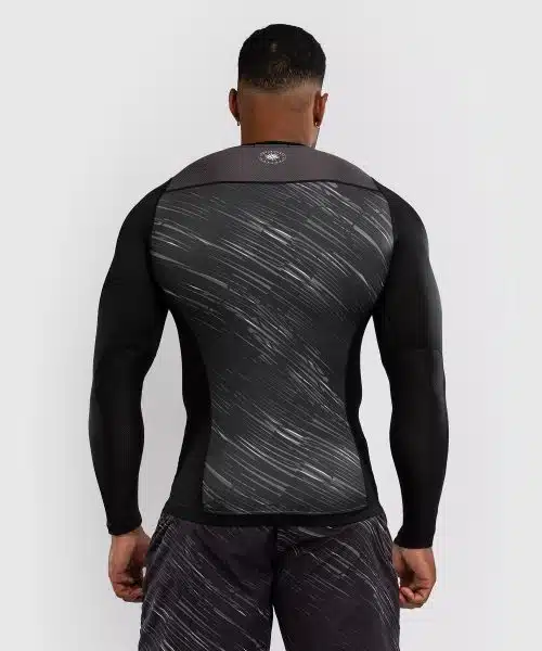 Venum Long Sleeve Rashguard Rapid Black/Storm Grey