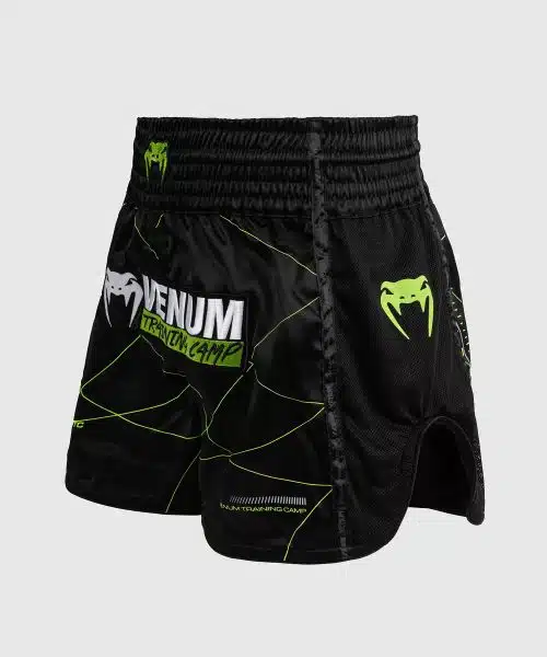 Venum Training Camp 4.0 Muay Thai broek - Zwart/Neon groen