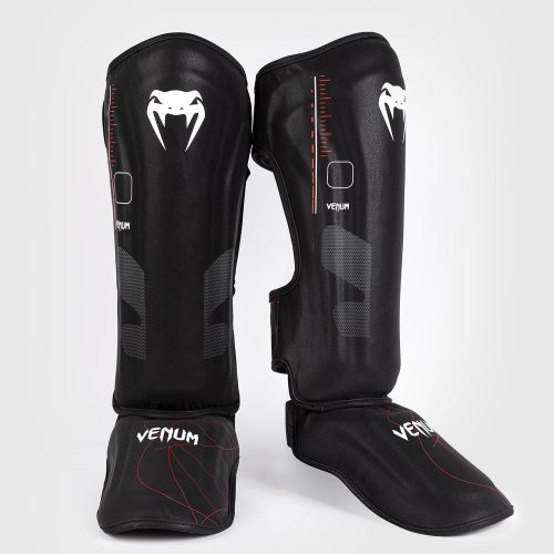 Venum Scheenbeschermers Tactical XT Black/Fire Red