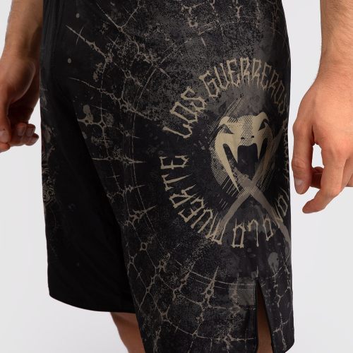 Venum Fight Short Santa Muerte 5.0 Deep Black/Gold