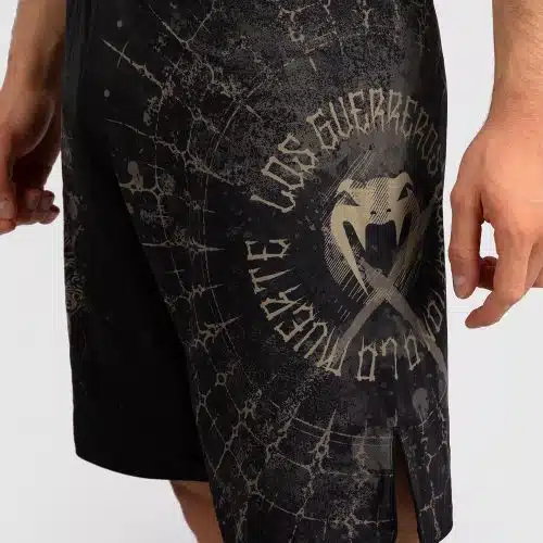 Venum Fight Short Santa Muerte 5.0 Deep Black/Gold
