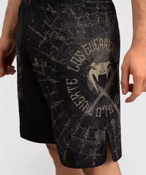 Venum Fight Short Santa Muerte 5.0 Deep Black/Gold