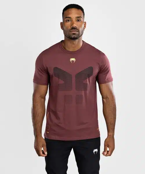 Venum T-Shirt Tactical XT Burgundy/Gold