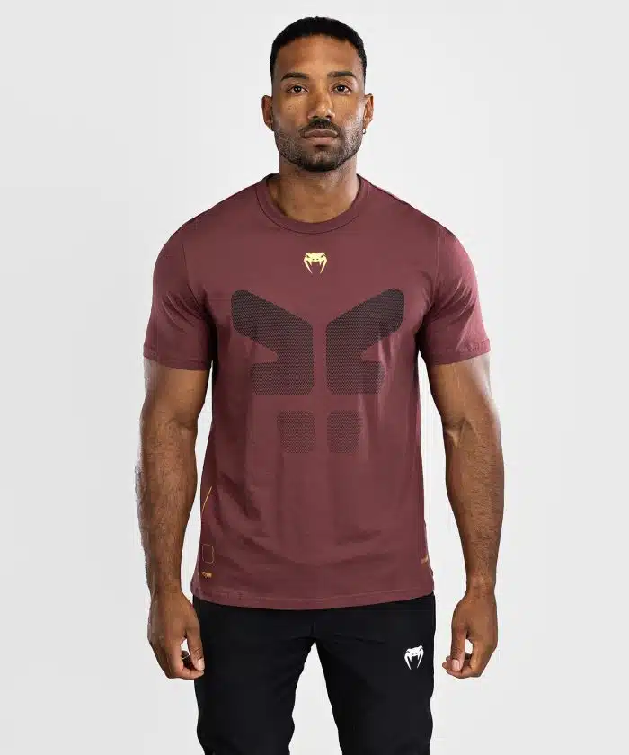 Venum T-Shirt Tactical XT Burgundy/Gold