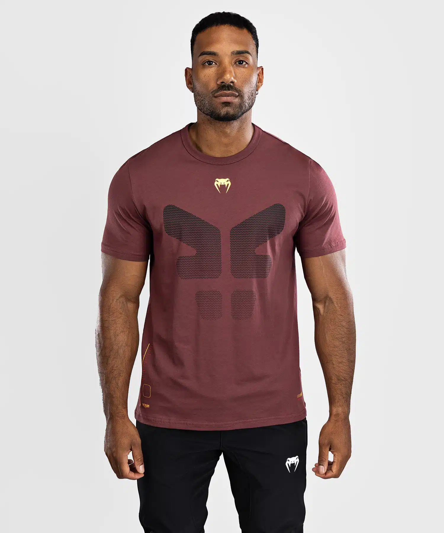 Venum T-Shirt Tactical XT Burgundy/Gold