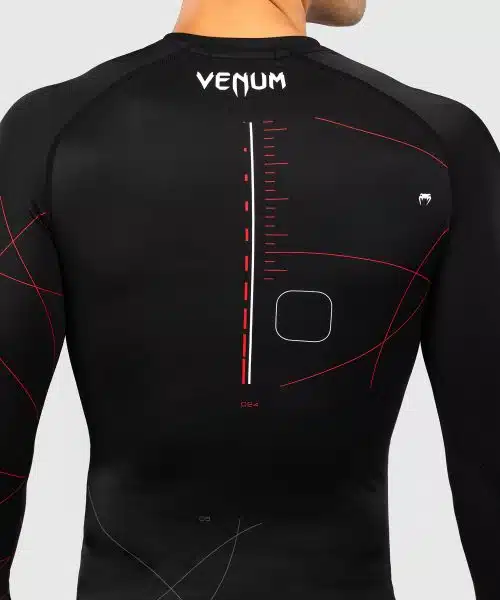 Venum Rashguard Long Sleeve Tactical XT Black/Fire Red