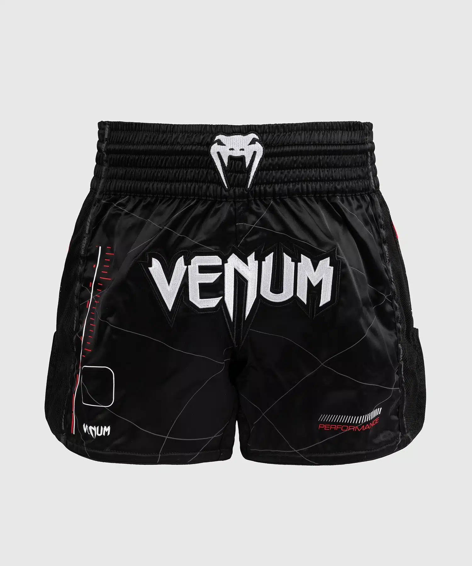 Venum Muay Thai Shorts Tactical XT Black/Fire Red