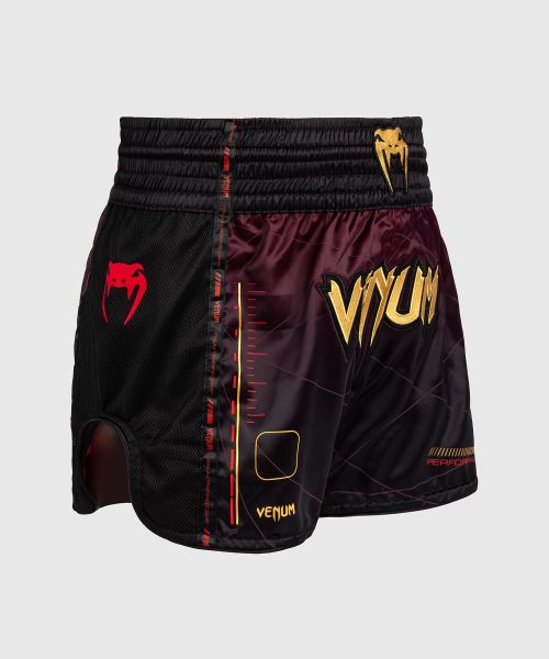 Venum Muay Thai Shorts Tactical XT Black/Burgundy/Gold