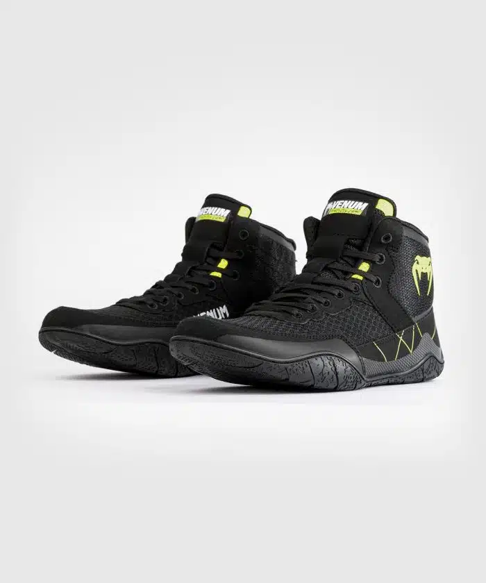 Venum Worstelschoenen Training Camp 4.0 Black/Neon Green