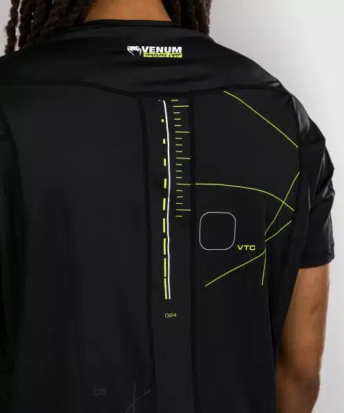 Venum Training Camp 4.0 Dry-Tech T-shirt - Zwart/Neon Groen
