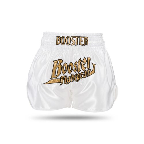 Booster kickboksbroek TBT Thunder WH/GD