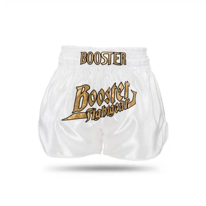 Booster kickboksbroek TBT Thunder WH/GD