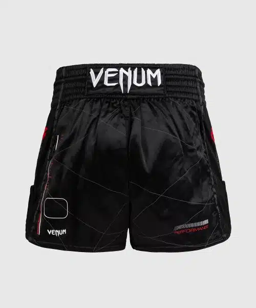 Venum Muay Thai Shorts Tactical XT Black/Fire Red