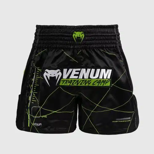 Venum Training Camp 4.0 Muay Thai broek - Zwart/Neon groen