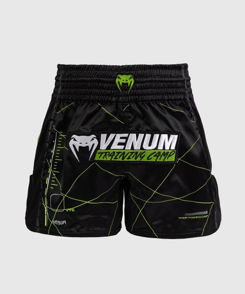 Venum Training Camp 4.0 Muay Thai broek - Zwart/Neon groen
