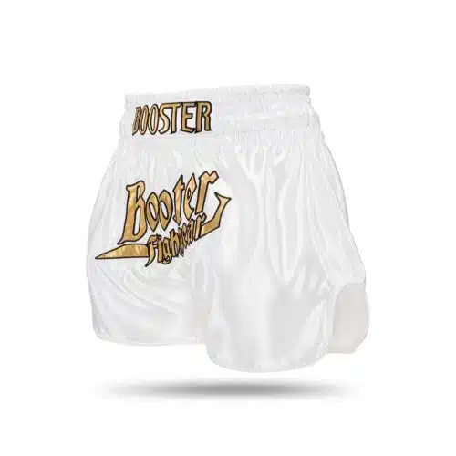Booster kickboksbroek TBT Thunder WH/GD