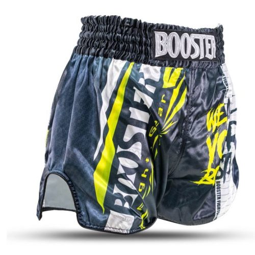 Booster Kickboksbroek TBT Performance 3 Zwart/Neon Geel