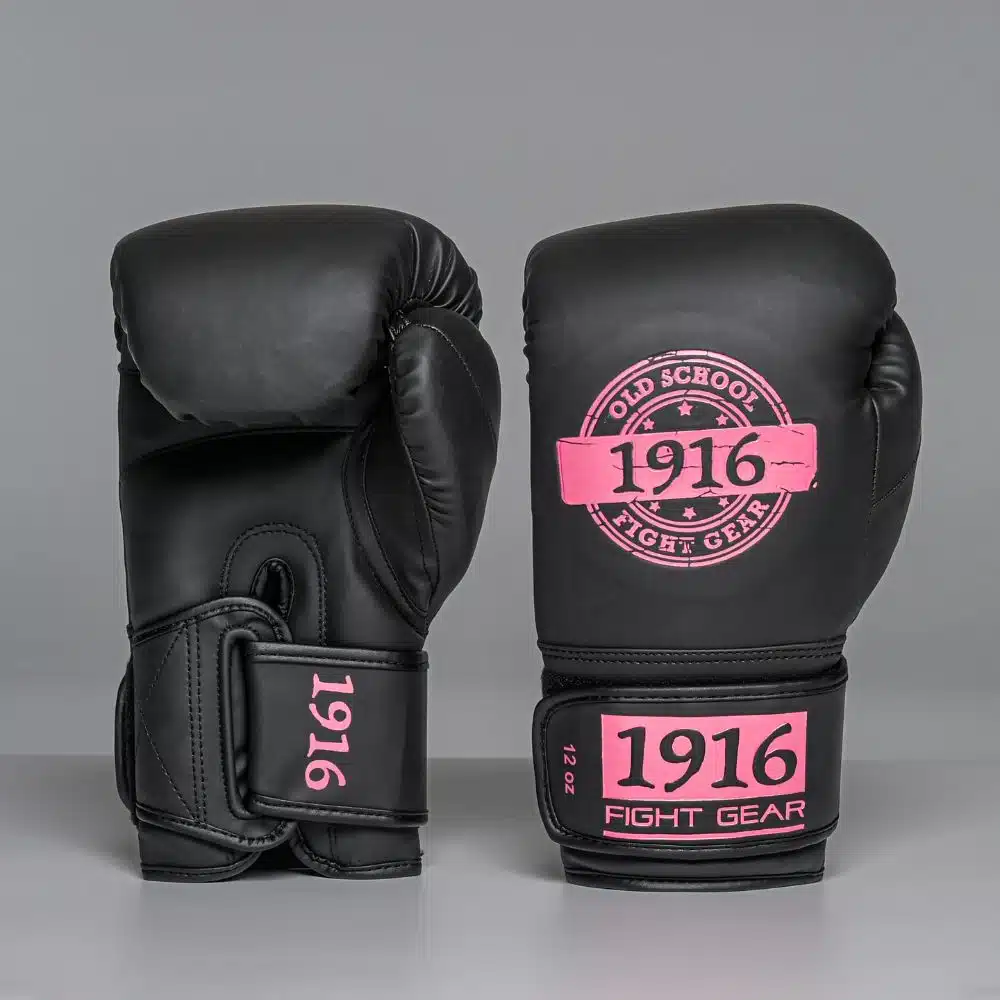 1916 Fight Gear Bokshandschoen Legend Pu Zwart/Roze