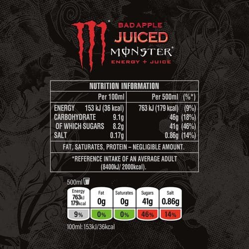 Monster Energy Juiced Bad Apple 500ml