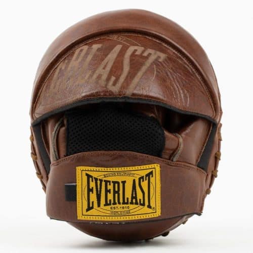 Everlast Focus Mitts Pads 1910 Brown Leather