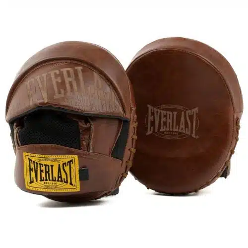 Everlast Focus Mitts Pads 1910 Brown Leather